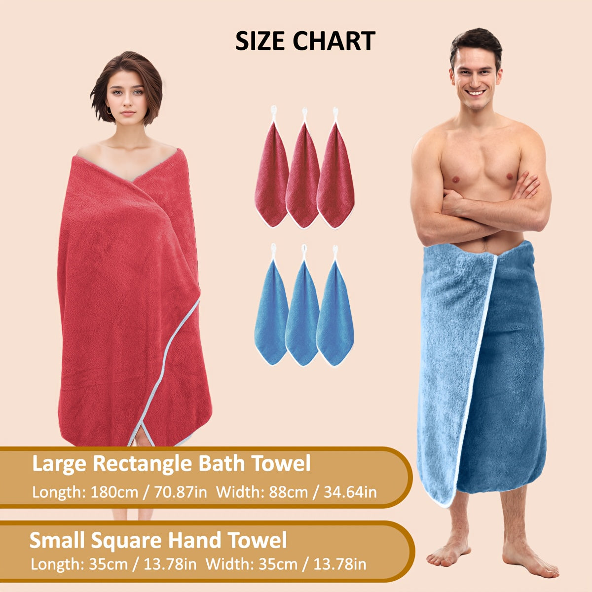 8pcs Bath Towel Set Extra Large Bath Towel Face Towel Hand Towel Hair Drying Turban Super Soft High Absorbent
